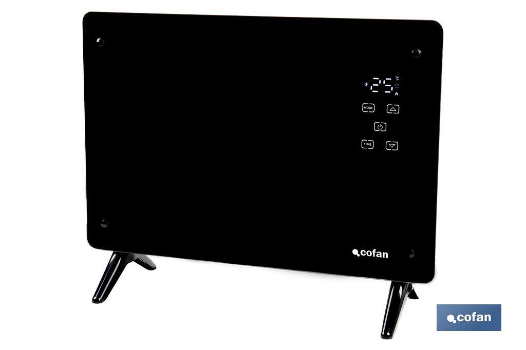 CONVECTOR DE PANEL DE VIDRIO PANTALLA LED 1500 W (PACK: 1 UDS)